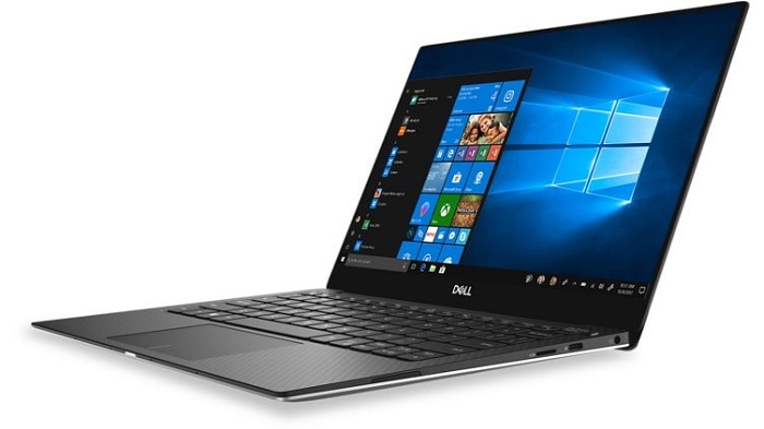 Bàn phím của máy tính Dell XPS 13 9370 đơn giản Bàn phím của máy tính Dell XPS 13 9370 đơn giản