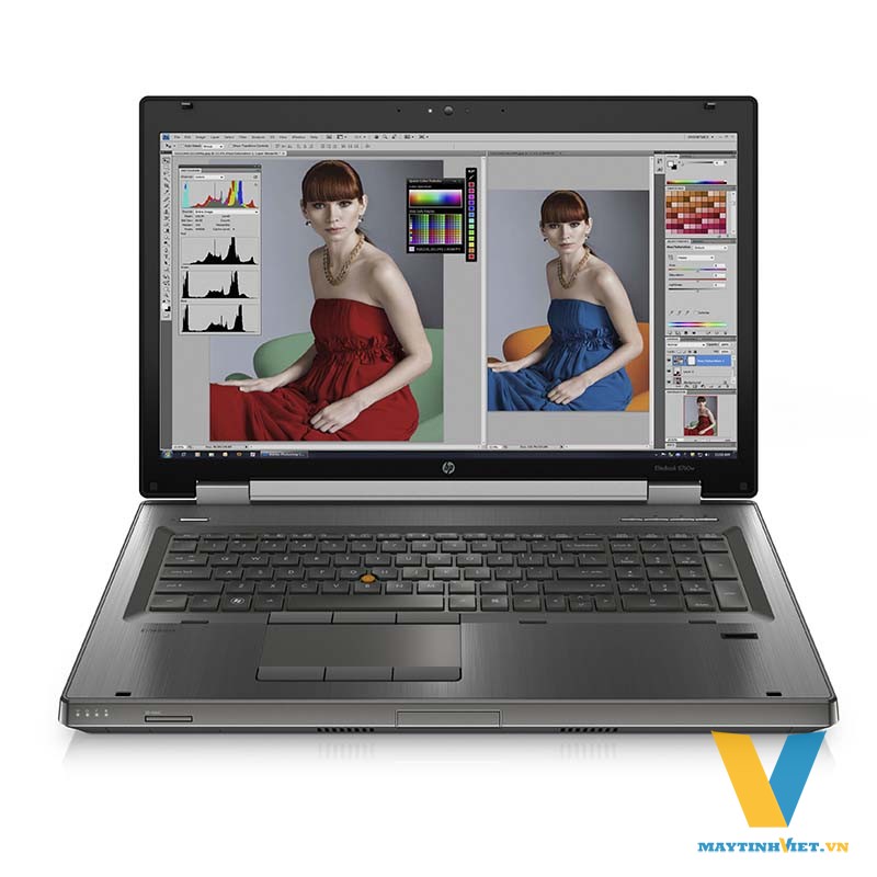HP 8760W Elitebook workstation có màn hình sắc nét hiển thị FHD